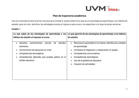 A8 JJES Actividad 8 Plan de trayectoria académica Una vez realizada