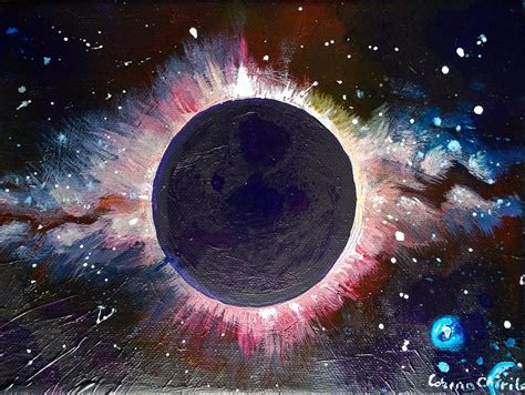 Black Hole In The Center Of The Galaxy Painting By Chirila Corina