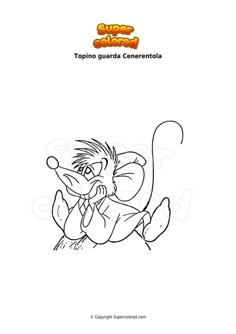 Topino Disegno Ciccio Bello Bellissimo Sketch Coloring Page