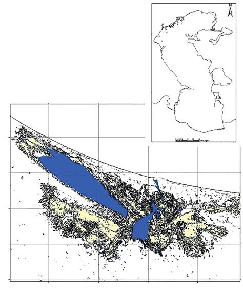 Map Of The Anzali Wetland Download Scientific Diagram