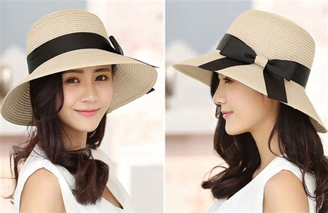 Women Floppy Sun Beach Straw Hats Wide Brim Packable Summer Cap Ebay