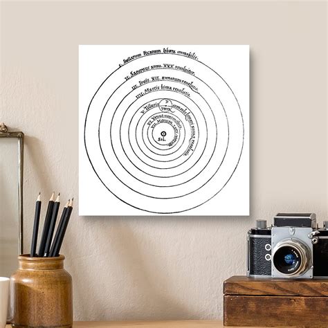 Copernicus's heliocentric model, 1543 Canvas Print | CanvasWorld