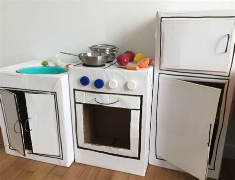 Diy Cardboard Kitchen — Whim And Wanderlust