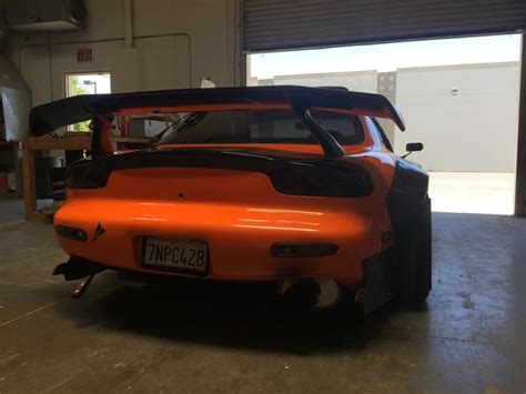 Christians Orange Mazda Rx7 Fd3s Mazda Rx7 Rx7 Mazda