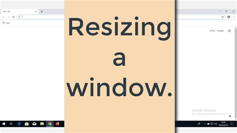 How To Resize A Program Window Youtube