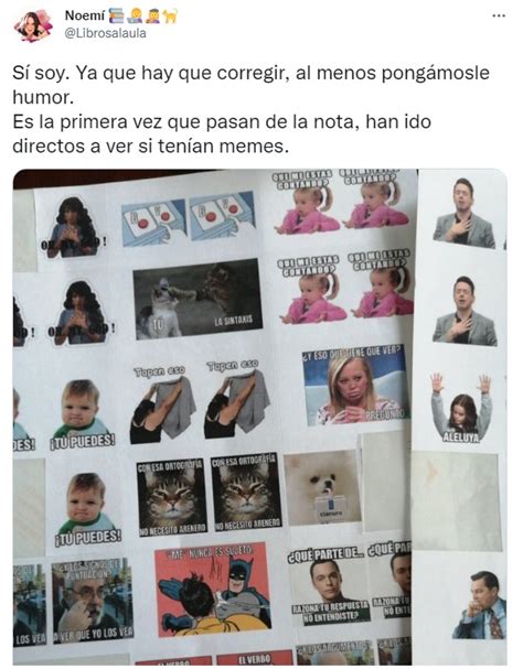 Una Profesora Se Vuelve Viral Por Usar Memes Y Stickers Para Calificar