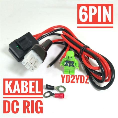 Jual Kabel Dc Hf Socket Power Konektor 6pin Yaesu Icom Kenwood Vertex