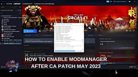 How To Enable Mod Manager In Tw Shogun 2 After Patch May 2023 Youtube