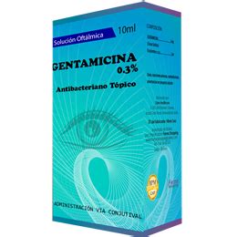 Gentamicina Soluci N Oft Lmica Infomerc Vadem Cum Farmac Utico Bolivia