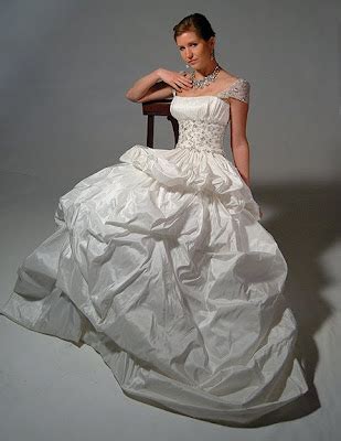 Wedding Dress Photography: Silk Taffeta Bridal Gowns