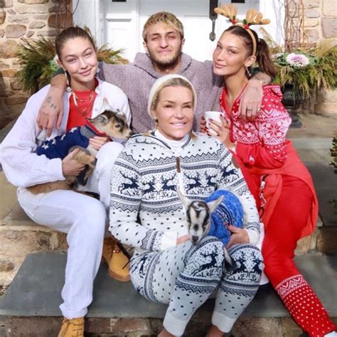 Gigi and Bella Hadid's Cozy Family Christmas Looks Like a Dream