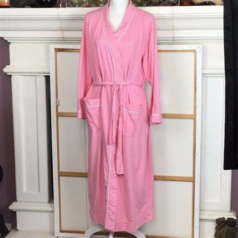 Pajamagram Intimates And Sleepwear Pajamagram Pink Polka Dotlong Robe