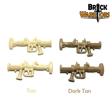 Custom Lego Gun Highlight British Rocket Launcher Brickwarriors