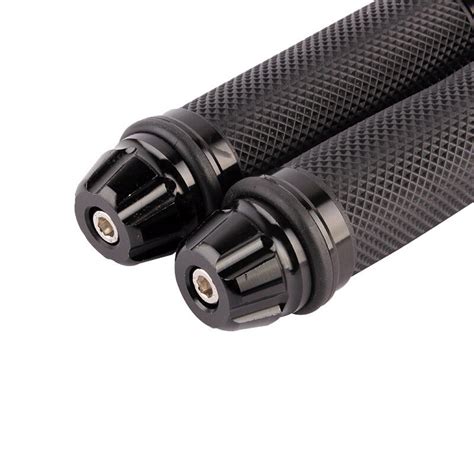 Motorcycle Rubber 7 8 Handlebar Hand Grips Black For Yamaha Vmax R6 R1