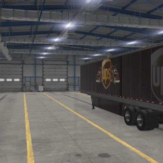 SCS Remorque 53 UPS Skin 1 46 ATS ETS2 Mod ATS Mod