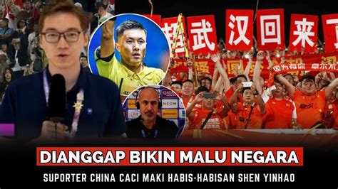 Apes Setelah Curangi Indonesia Wasit Shen Yinhao Di Cac Maki