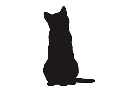 Cat Silhouette On Transparent Background 23630230 PNG