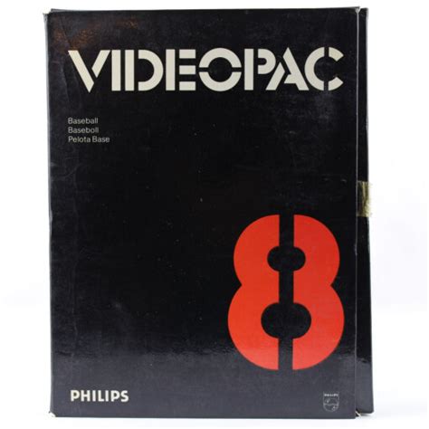 Philips Videopac Baseball Wts Retro K B Her