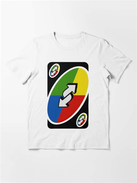 Uno Rainbow Reverse Card Essential T Shirt For Sale By Mrpollux