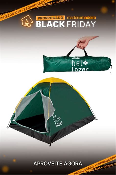 Barraca De Camping Iglu Pessoas Verde Bolsa Bel Fix