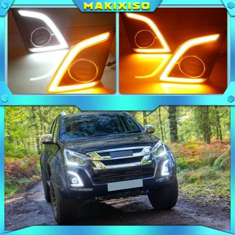 Pair Drl For Isuzu D Max Dmax Led Daytime Running Lights Led