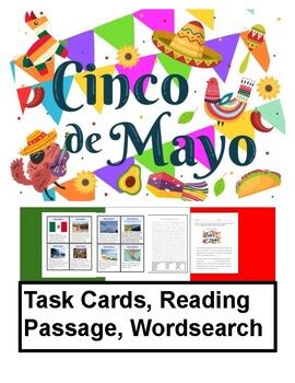 Cinco De Mayo Task Cards By Tcuteacher Tpt