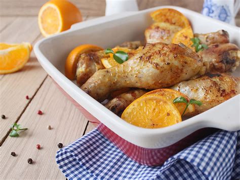 Frango assado mel laranja e gengibre Receitas Saudáveis Dietamais