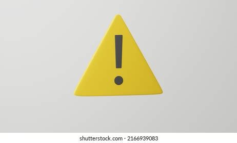 Minimalism Warning Sign Danger Emoji Symbol Stock Illustration ...