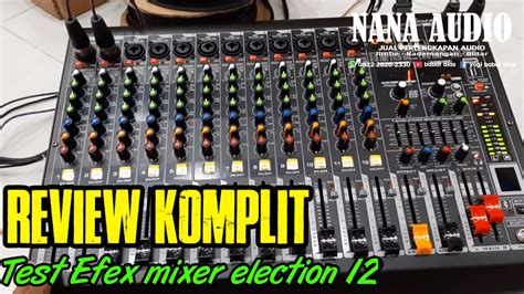 Review Komplit Mixer Microverb Election 12 YouTube