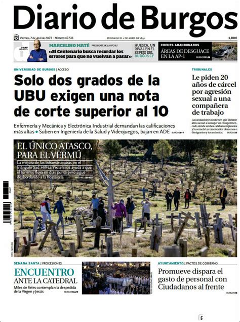 Periódico Diario De Burgos España Periódicos De España Edición De