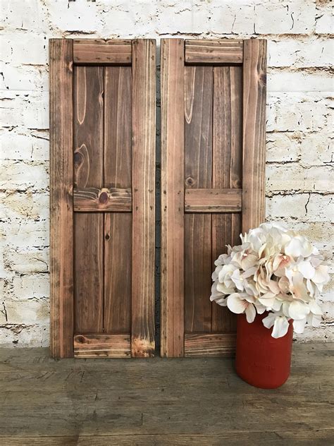 Farmhouse Framed Cedar Board And Batten Shutters Rustic Style Fixer