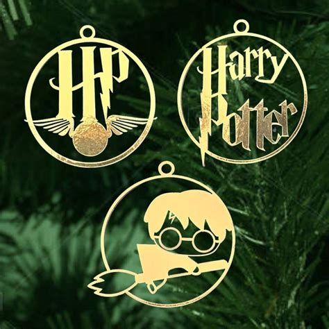 Kit Enfeite De Natal Decora O Arvore Presente Natalinos Harry Potter