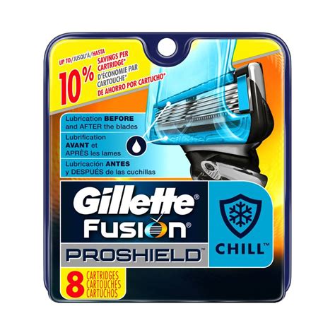 Gillette Fusion Proshield Chill Mens Razor Blade Refills Pack