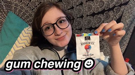 Asmr Tingly Gum Chewing Mouth Sounds Testing Gourmet Gum Youtube