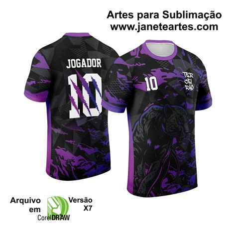 Arte Vetor Camisa Interclasse Pantera Roxa Janete Artes