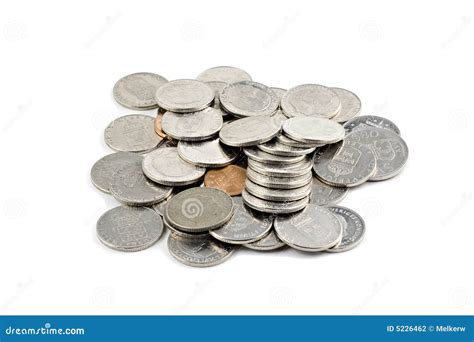 Swedish Coins Isolated On White Stock Photo Image Of Objects Large