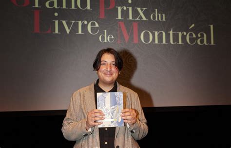 Eli Tareq El Bechelany Lynch Reçoit Le Grand Prix Du Livre De Montréal