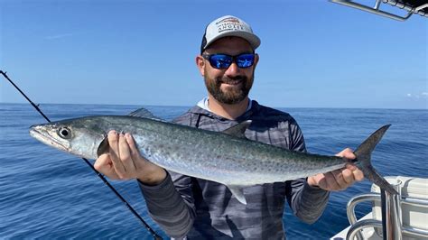 Catching King Mackerel With Deep Divers 20 Miles Offshore Wrightsville