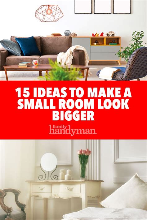 15 Ideas To Make A Small Room Look Bigger Room Small Rooms Storage