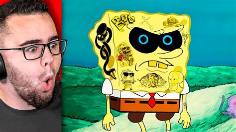 Spongebob But He S A Gangster Rapper Reaction Youtube