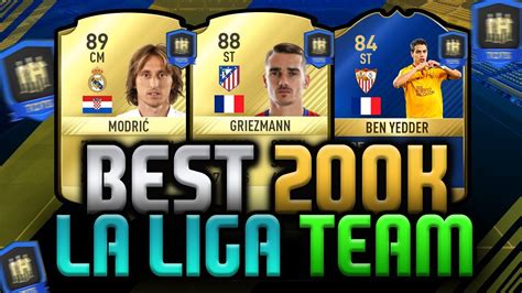 FIFA 17 THE BEST 200K TOTS LIGA BBVA SQUAD BUILDER EVER FIFA 17