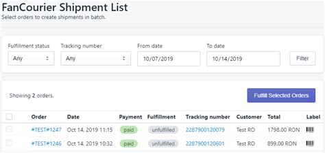 Fancourier Integration For Shopify And Awb Tracking