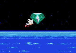 Ending For Sonic Knuckles Sonic Sonic All Super Emeralds Genesis