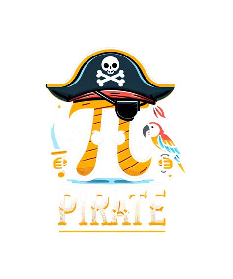 Funny Pi Rate Pirate Pi Day Vintage Math Teacher 38969933 PNG