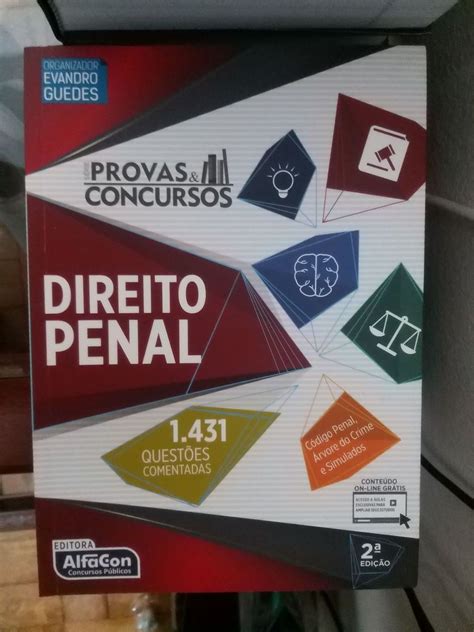 Livro De Quest Es Direito Penal Livro Alfacon Usado Enjoei