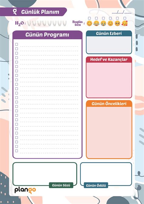 Siyah Gold Günlük Planlayıcı Defter Daily Planner Ders Çalışma