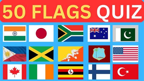 50 Countries Guess The Flag Quiz Ultimate Flag Quiz Youtube