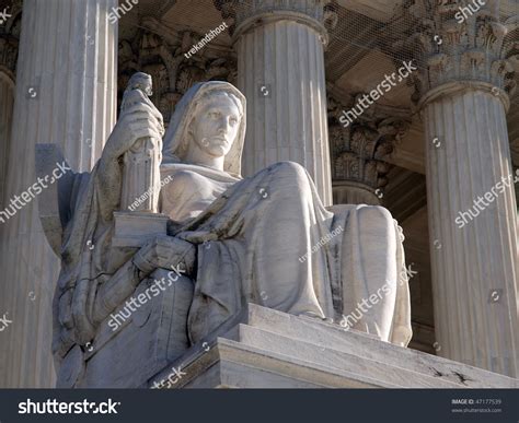 Historic United States Supreme Court Building Stock Photo 47177539 ...