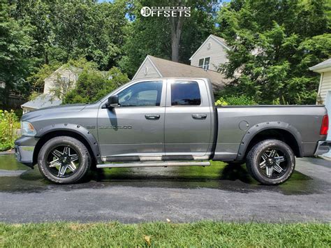 2011 Dodge Ram 1500 With 20x10 24 Vision Razor And 275 60R20 Goodyear