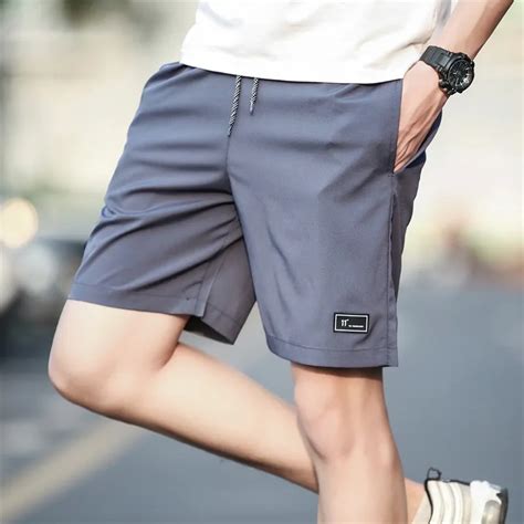 Pantalones Cortos Holgados Para Hombre Shorts De Color S Lido Medio